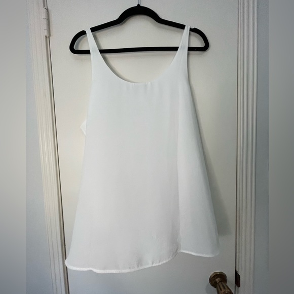 White Reversible Tank Top - Picture 2 of 6